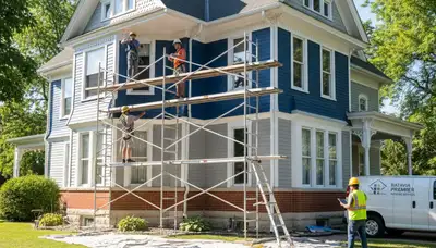 Painting contractor in Naperville, IL providing professional interior and exterior painting services