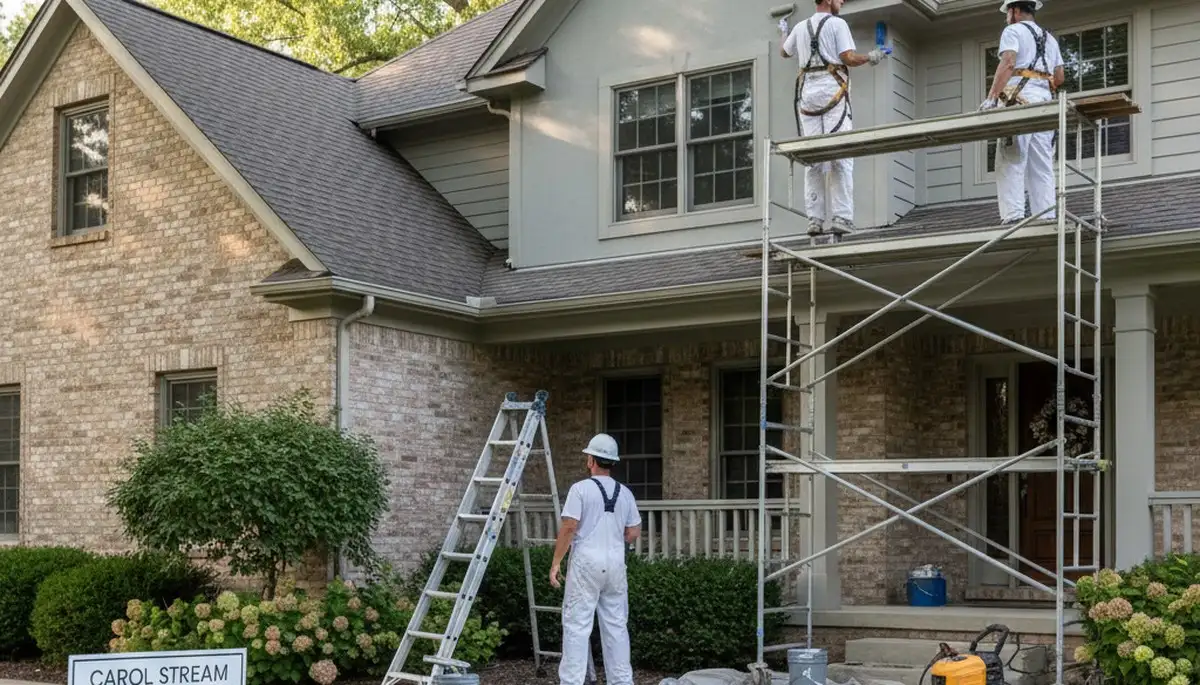 Professional painting service in Naperville, IL for residential and commercial projects