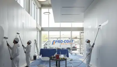 Commercial painting crew servicing offices and storefronts in Naperville, IL