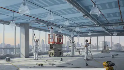 Commercial painting crew serving offices and storefronts in Naperville, IL