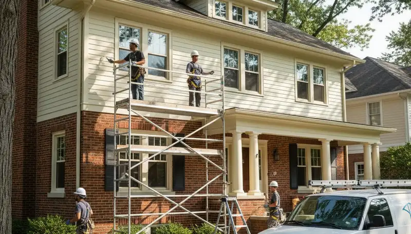 Naperville, IL painting contractor providing interior and exterior house painting services