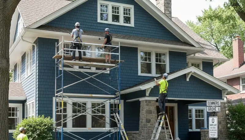 Naperville, IL painting contractor for interior and exterior home painting services