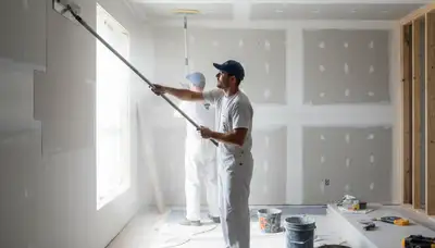 Drywall repair by Naperville Paint Pros in Naperville, IL for cracks, holes, and water damage