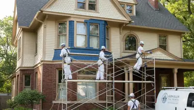 Painting company serving Naperville, IL with professional interior and exterior painting services