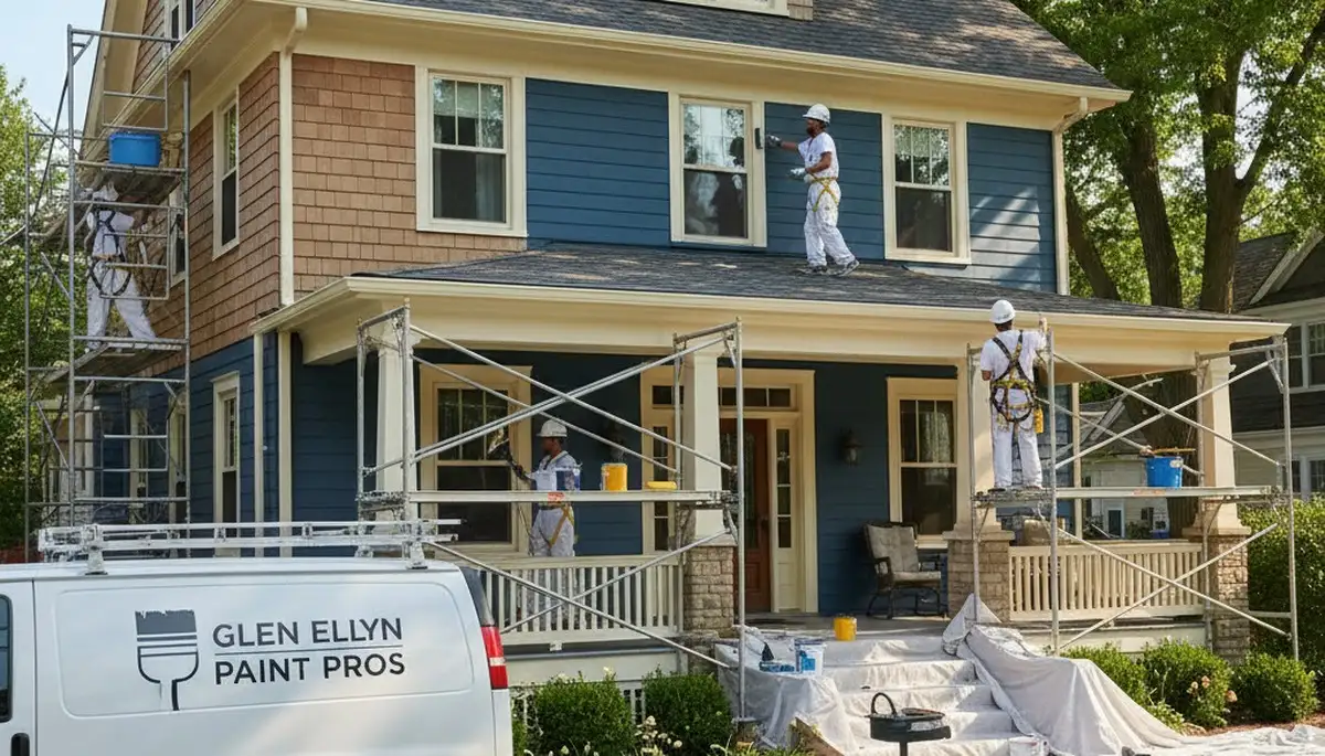 Naperville, IL painting company service area page for interior and exterior painting experts