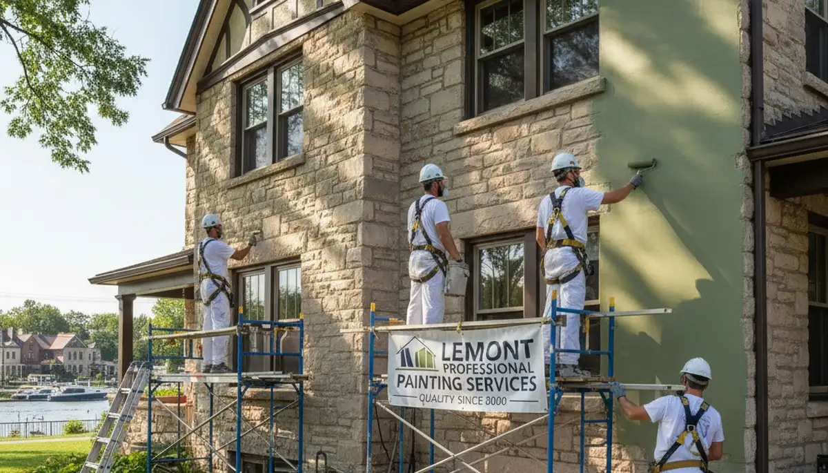 Professional painting service in Naperville, IL for residential and commercial projects