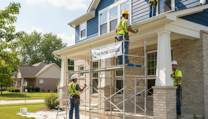 Professional painting services in Naperville, IL for residential and commercial properties