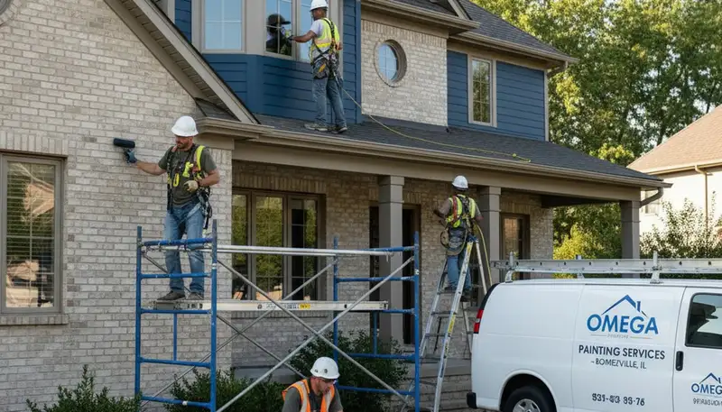Naperville, IL painting contractor providing professional interior and exterior house painting services