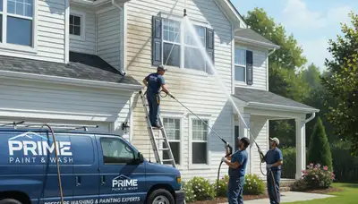 Vinyl siding pressure cleaning service in Naperville, IL by Naperville Paint Pros