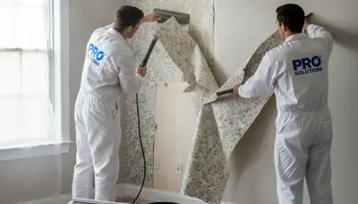 Professional wallpaper removal in Naperville, IL for smooth, paint-ready walls
