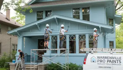 Naperville, IL painting contractor providing interior and exterior residential painting services