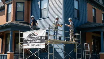 Professional painting contractor in Naperville, IL providing residential and commercial painting services