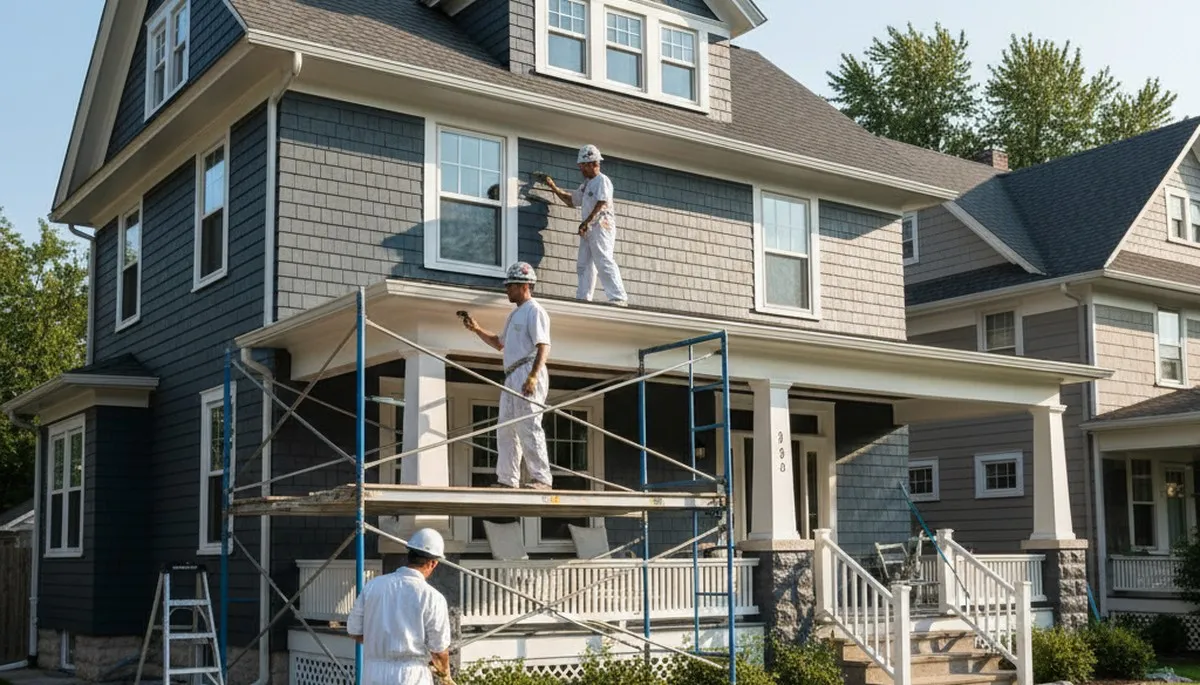 Professional painting contractor service in Naperville, IL for interior and exterior home painting